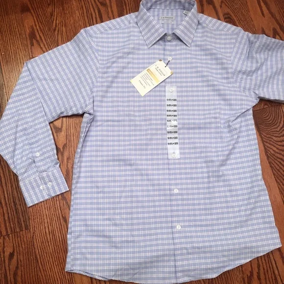 J.M Haggar Shirts | Classic Fit Mens J.M Haggar Dress Shirt | Color: Blue | Size: 15 | Pm-52352155's Closet